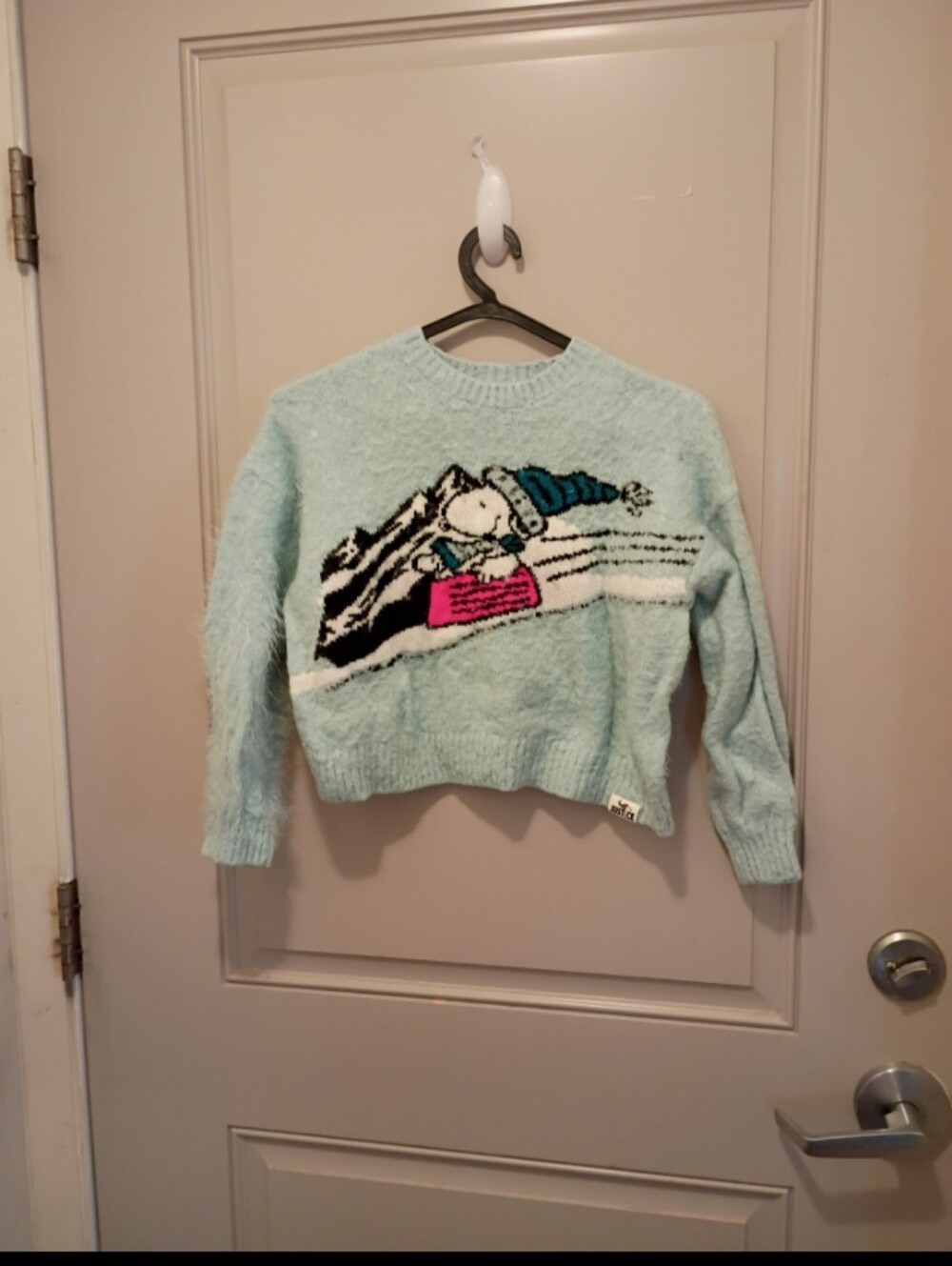 Snoopy Sweater Girl's Size Small (7/8)